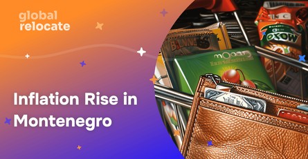 Increase in annual inflation in Montenegro
